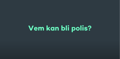 Vem kan bli polis?